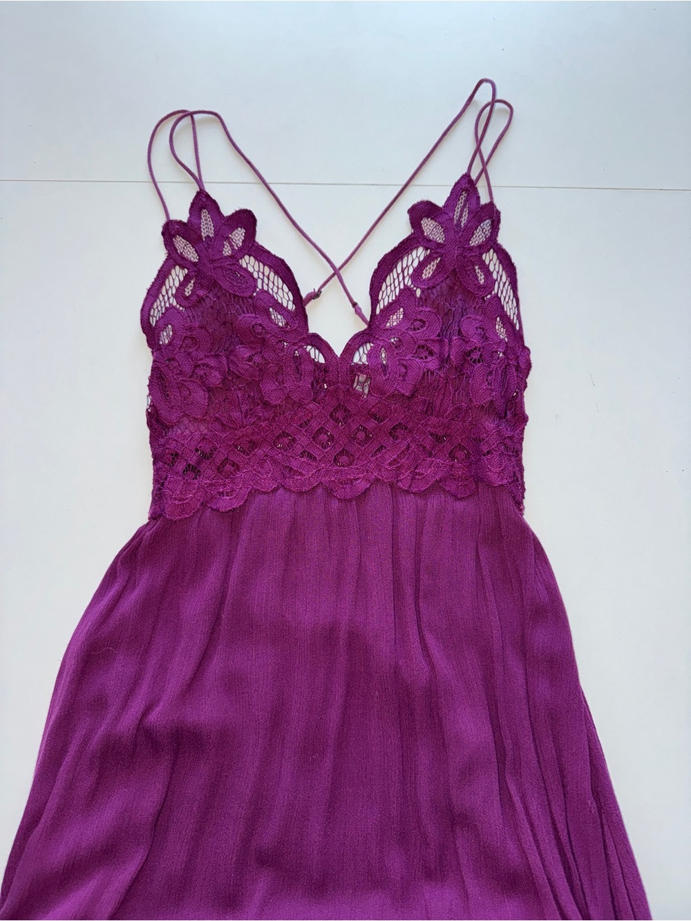 Free people Adela Dress purple XS